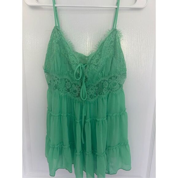 Lace Bohemian Flowy Tank Top Size Small - Picture 3 of 10